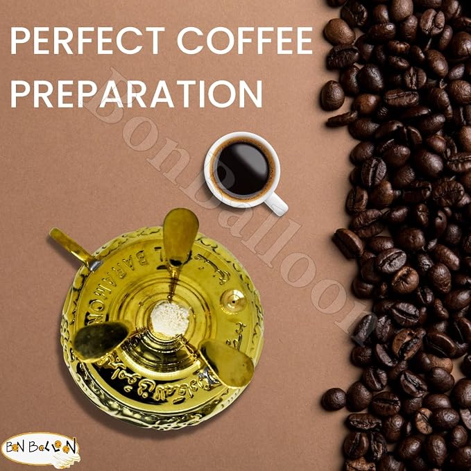 bonballoon Egyptian Greek Coffee Brass Engraved Copper Al Bramony Elbaramony - Image 7