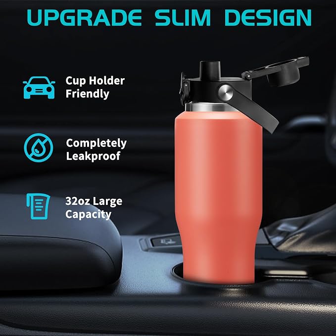 32 oz Insulated Water Bottle - Image 2