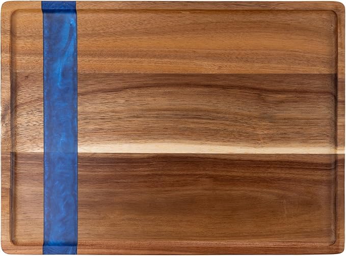 Wooden Tray: Resin Serving Decorative Tray by Guogiyala