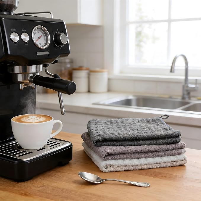 4 Pcs Barista Towel, Espresso Machine towel 12.2" Extra Thick Microfiber Coffee - Image 5