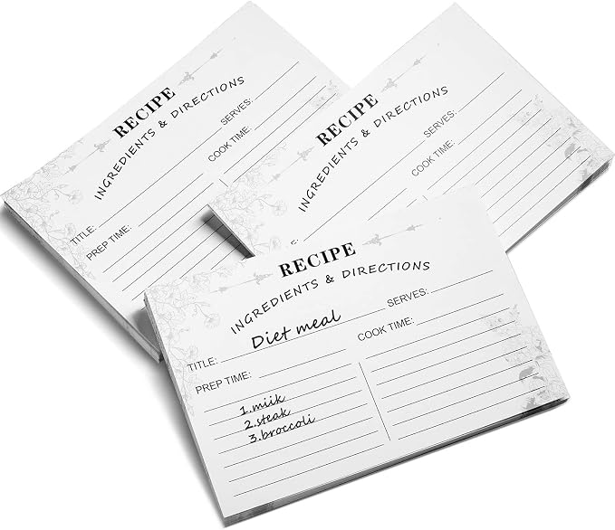 Outus 80 Pack 4 x 6 Inch Vintage Recipe Cards - Image 3