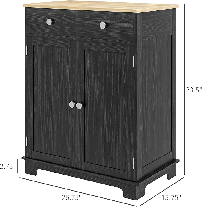 HOMCOM Sideboard Buffet Cabinet - Image 3