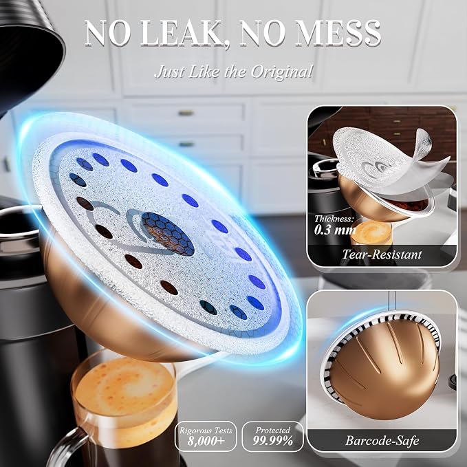 Reusable Vertuo Pods Kit for Nespresso Machine: Refill Old Coffee Pods for - Image 4
