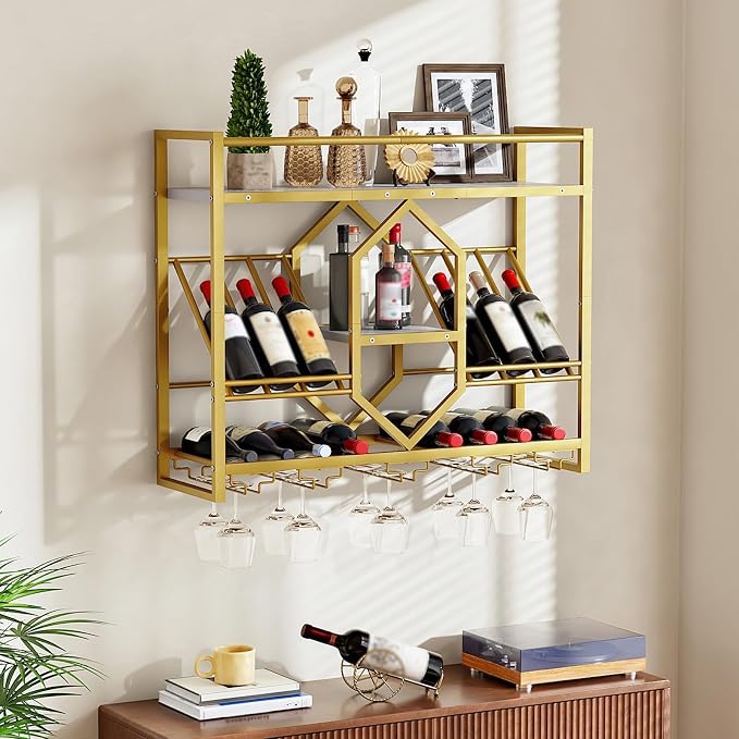 HOOBRO Wall Mounted Wine Rack - Image 4