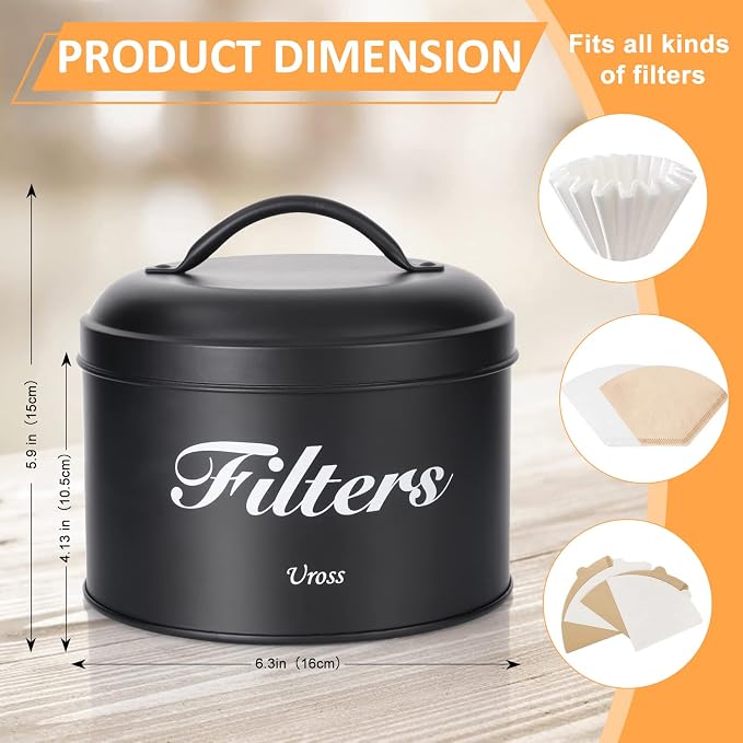 Uross Coffee Filter Holder Storage - Image 2