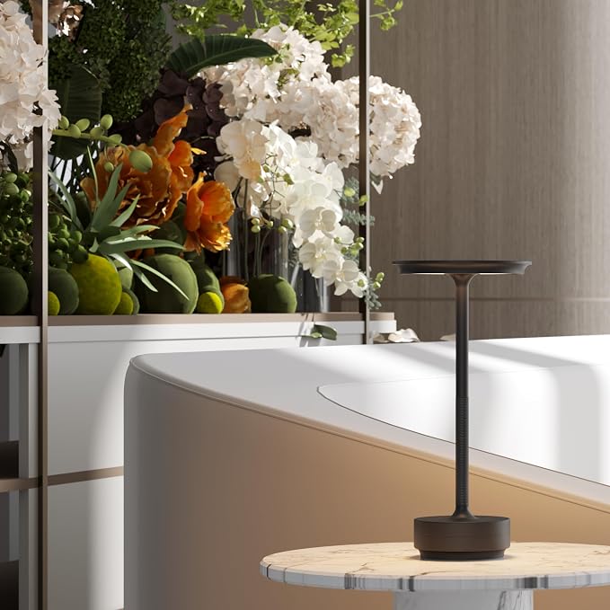Rechargeable Cordless Table Lamps, Portable Battery Table Light. - Image 8