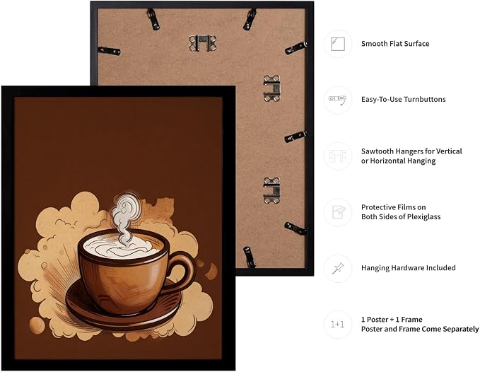 Lawrence Williams Designs Coffee Cup Illustration Poster - Image 3