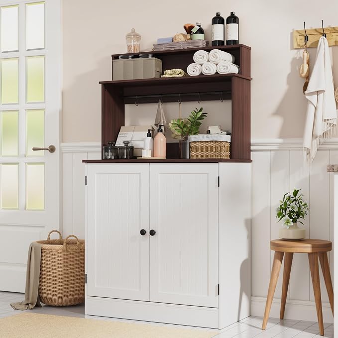 MHOM Farmhouse Bar Cabinet - Image 6