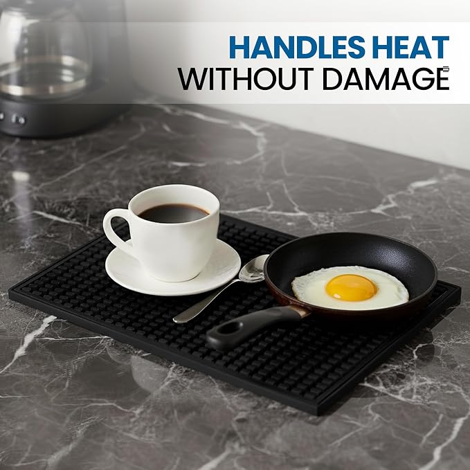 Oblong Black Bar Mats 12x6 – Non-Slip Rubber Bar Service & Glass Drying Mats - Image 5
