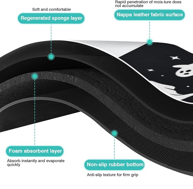 Fun Coffee Mat 31inx17in, Coffee Bar Mat - Image 3