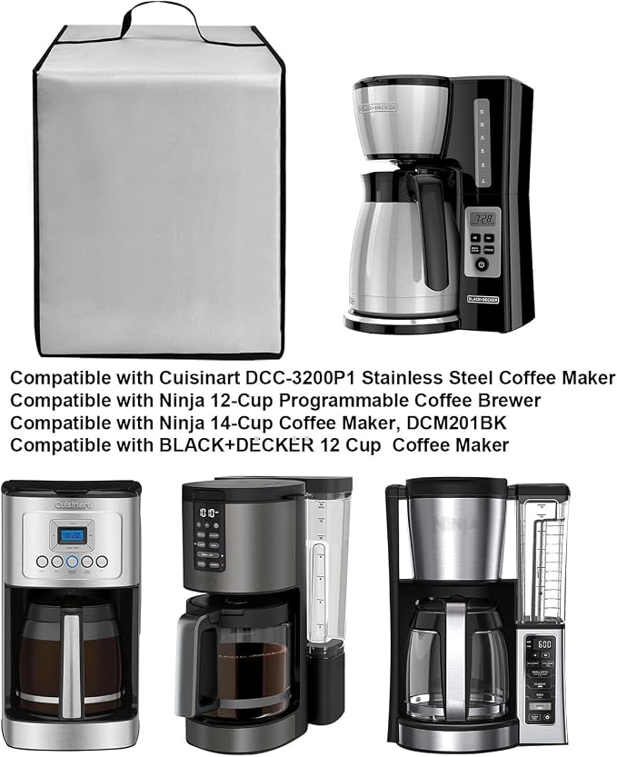 Coffee Maker Dust Cover Latte Maker Cover - Image 3