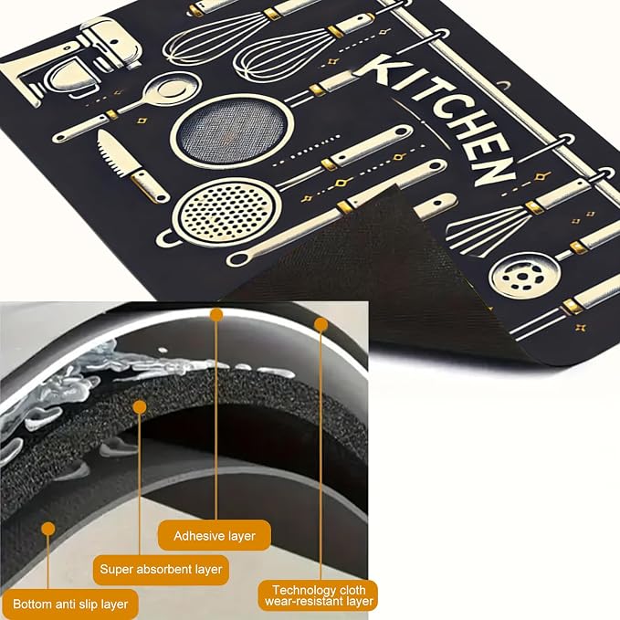 HOMETITUTE Stove Top Covers for Electric Stove Glass Cooktop Protector Heat - Image 5