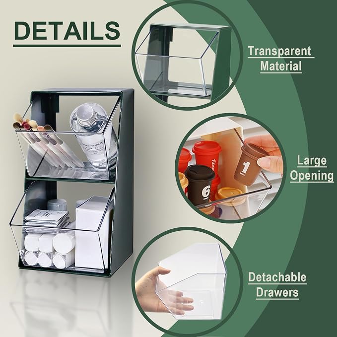 K Cup Holder, Large Capacity Tea Bag Organizer - Image 2