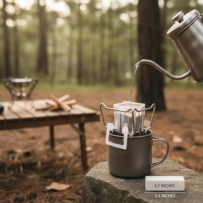 Stainless Steel Coffee Drip Bag Stand, Portable Pour Over Holder - Image 3