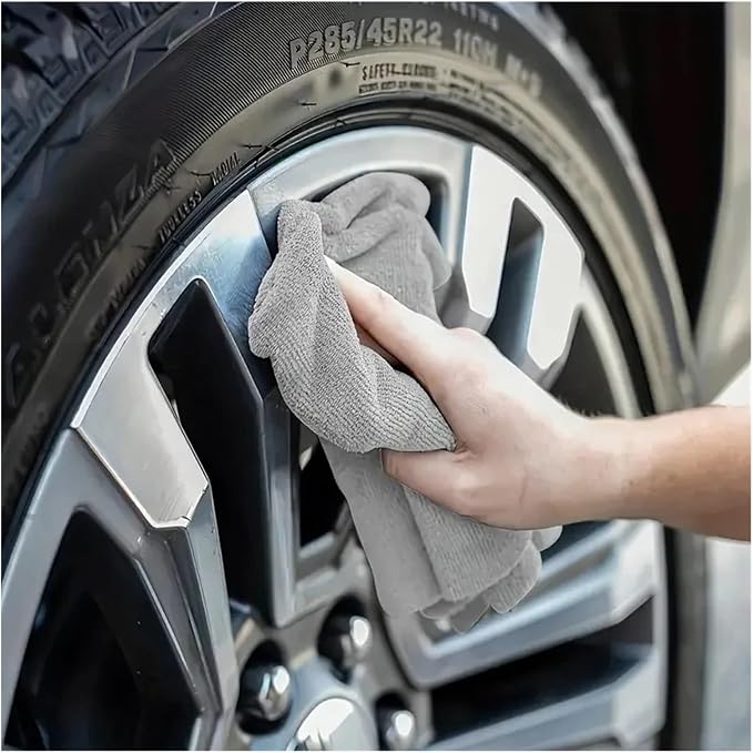 1-20Pcs Microfiber Towels Car Wash Drying Cloth Towel Household Cleaning Cloths - Image 4