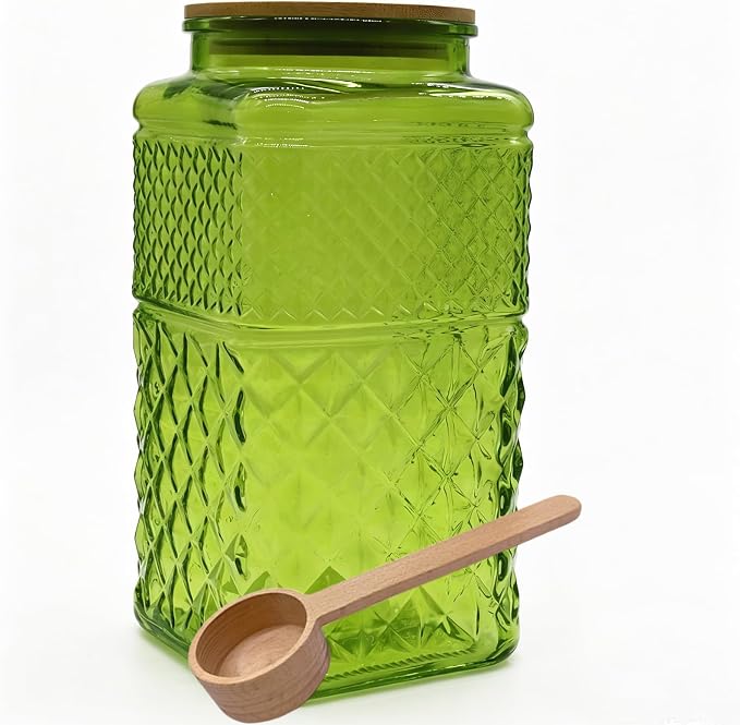 Viovian 120oz Large Glass Jar by Viovian