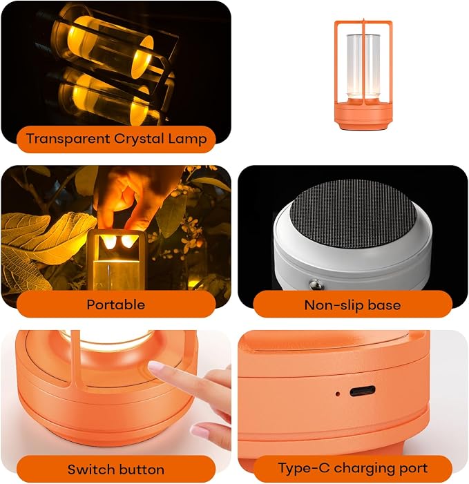 HAPYGI Portable Metal Table Lamp - Image 6