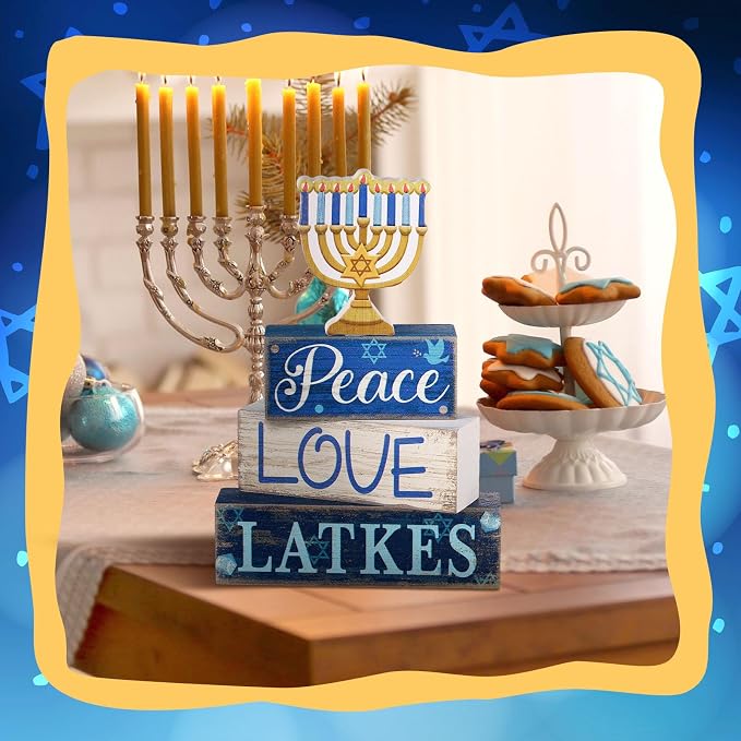 Lineshading 4 Pcs Hanukkah Decorations - Image 5