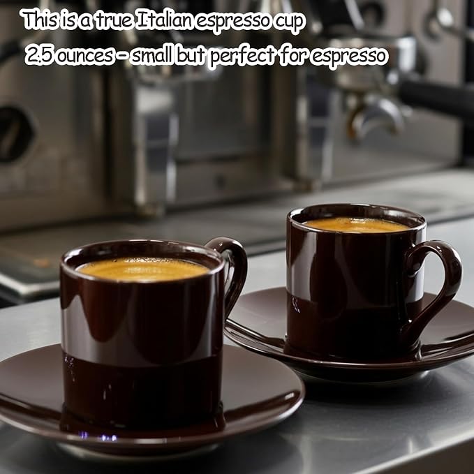 Porcelain Espresso Cups Set of 2 - Image 2