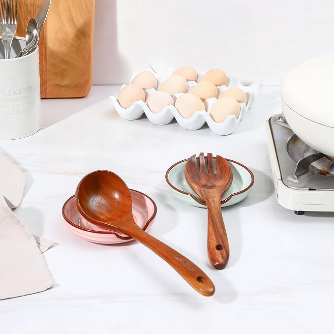 Selamica Ceramic Spoon Rest, 4.8 Inch Spoon Rest - Image 2