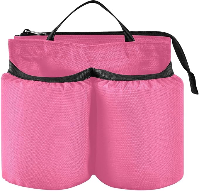 DOMIKING Neon Pink Travel Luggage Cup Holder - Image 6
