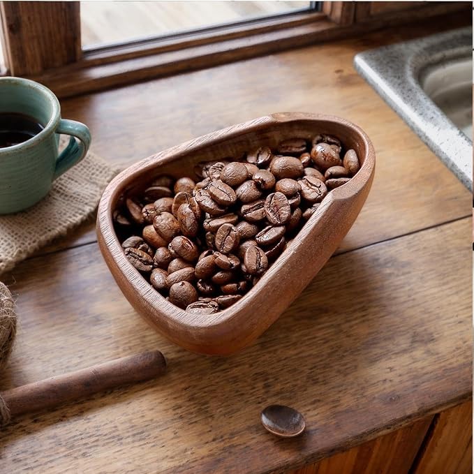 Brewing Dosing Cup, Coffee Tray Set, Wooden Fixture - Image 3