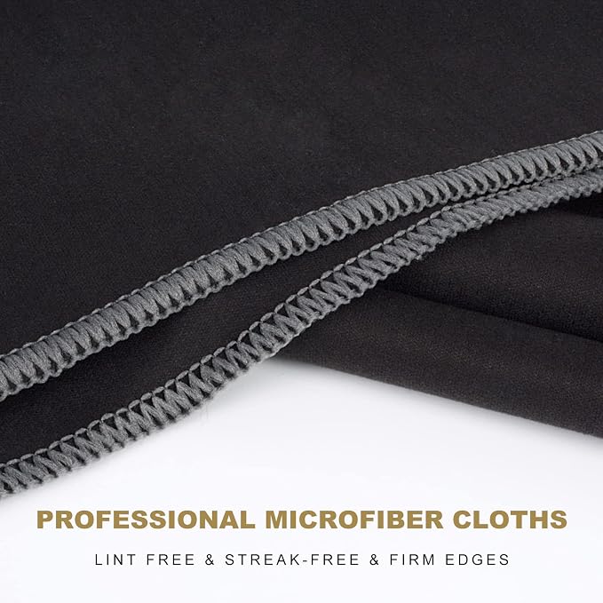SINLAND Microfiber Glass Polishing Cloths Large Size Thick Lintless Drying - Image 4
