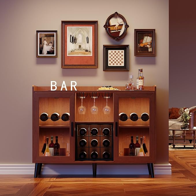 Garvee Modern Wine Bar Cabinet - Image 6