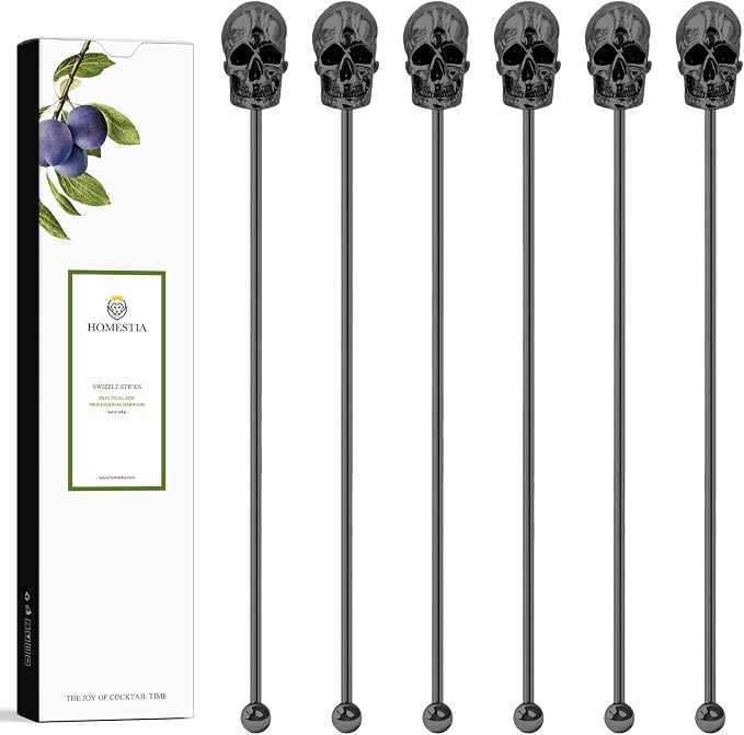 Homestia Skull Swizzle Sticks by Homestia