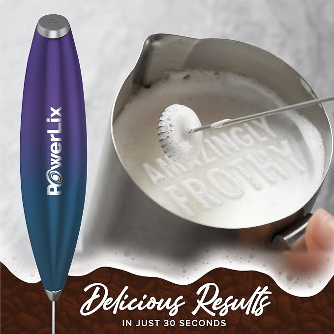 PowerLix Powerful Handheld Milk Frother - Image 6