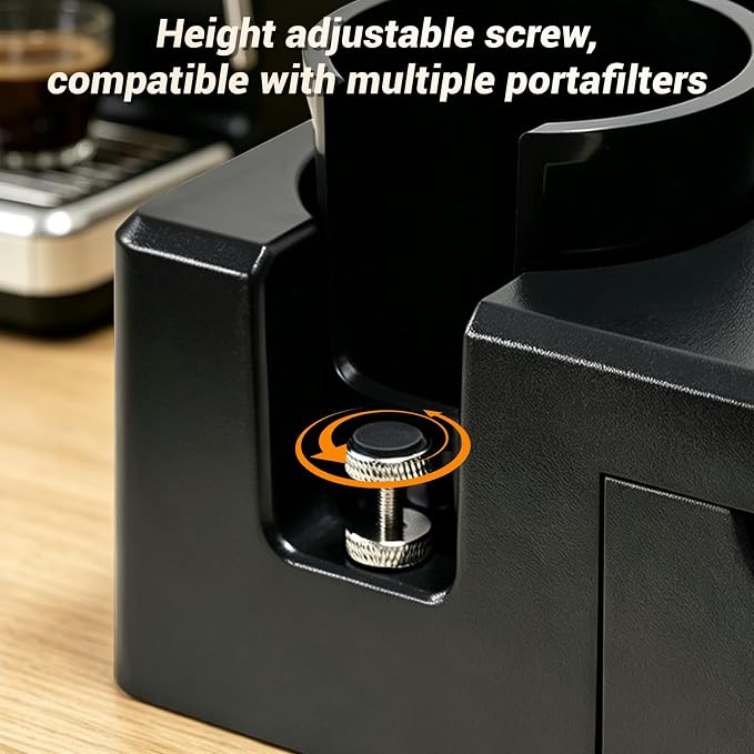 51mm Espresso Accessories Kit, Espresso Knock Box and Tamping Station, Coffee - Image 6