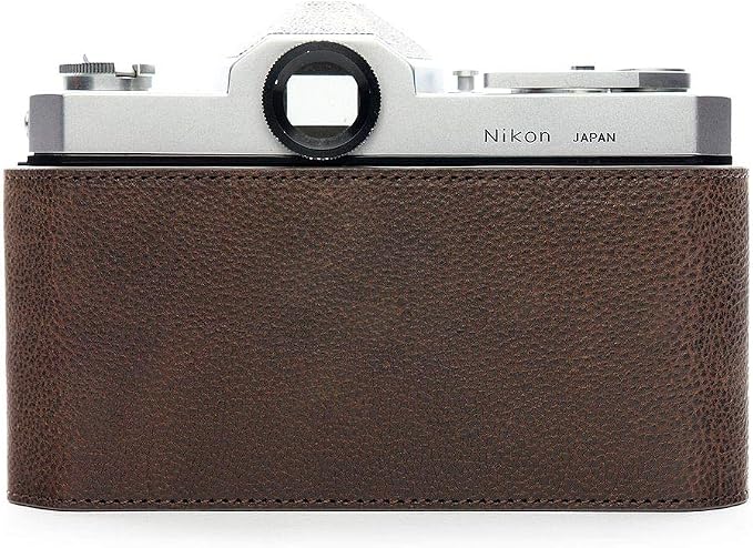 Handmade Genuine Real Leather Half Camera Case Bag Cover - Image 2