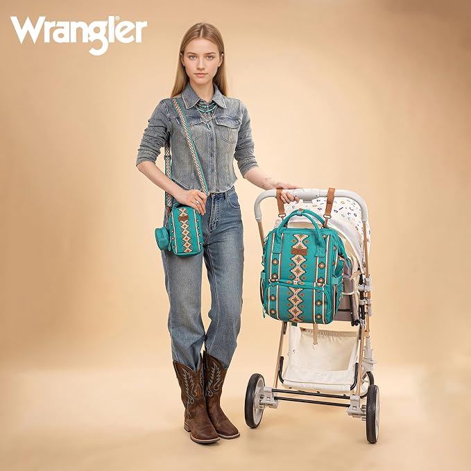 Montana West Wrangler Callie Diaper Bag Backpack - Image 5