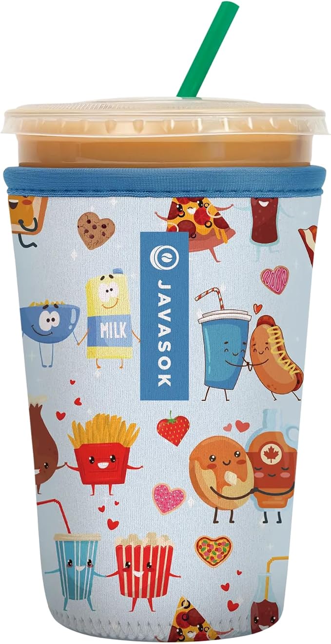 Sok It JavaSok Iced Coffee & Cold Soda Insulated Neoprene Cup Sleeve by SokIt