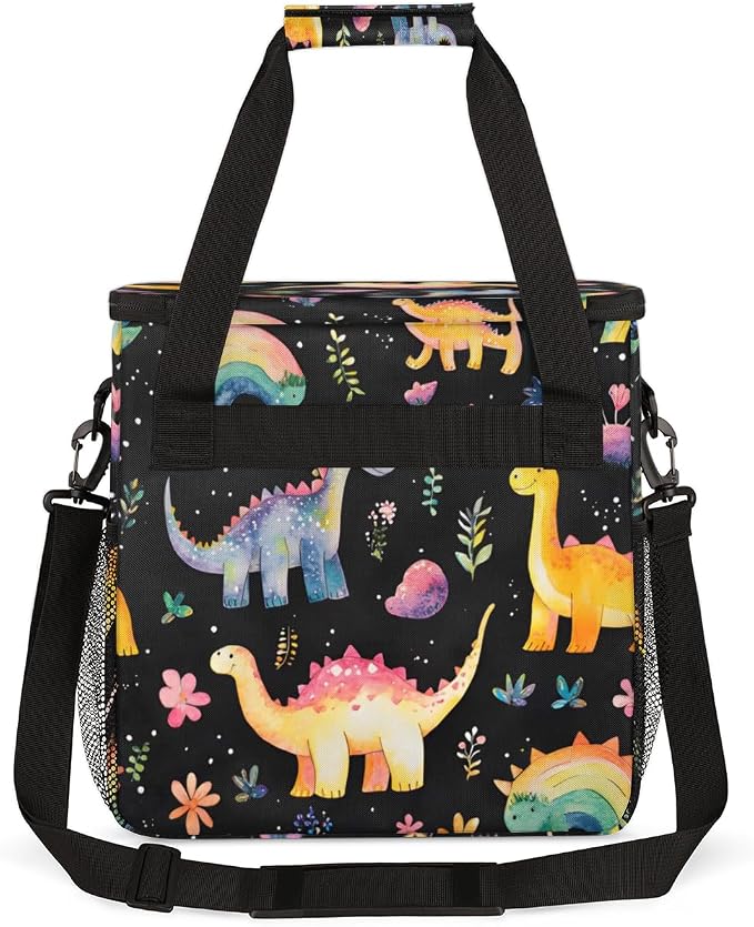 Colorful Dinosaur Coffee Machine Bag Compatible - Image 5