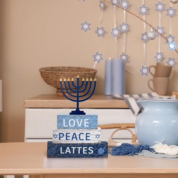 Geelin 4 Pcs Hanukkah Decorations - Image 3