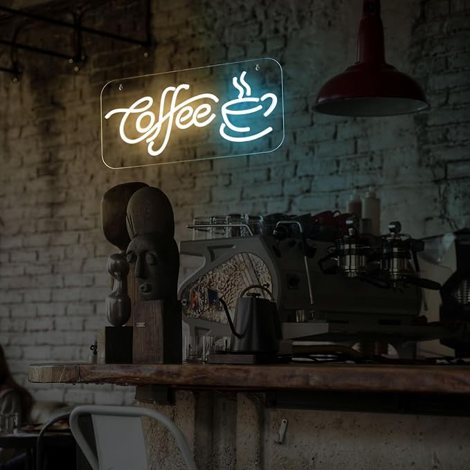 Coffee Neon Sign for Wall Decor, Bright LED Coffee Sign Room Decor Neon Light - Image 5
