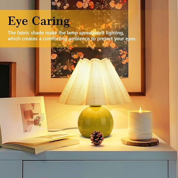 Green Small Touch Control Table Lamp - Image 4