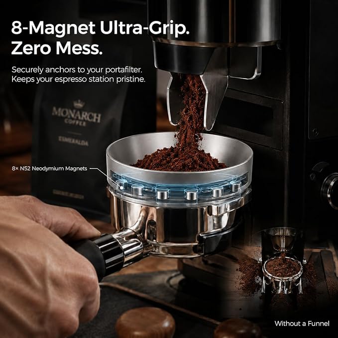 51mm Espresso Accessories Kit, Coffee Distributor & Tamper Leveler - Image 3