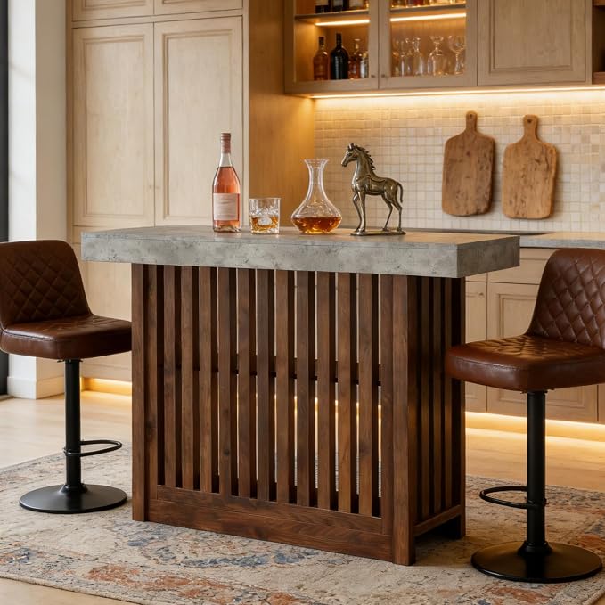 GarveeHome 63" Long Bar Table - Image 7