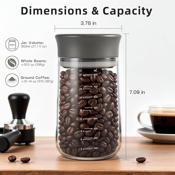 Coffee Canister, Glass Jars - Image 2