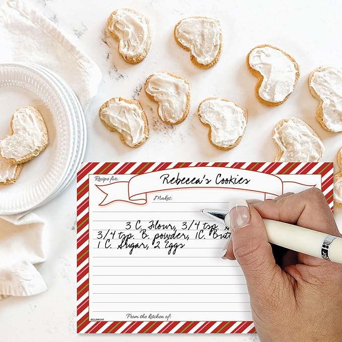 Current Candy Cane Gingerbread Recipe Cards - Image 5