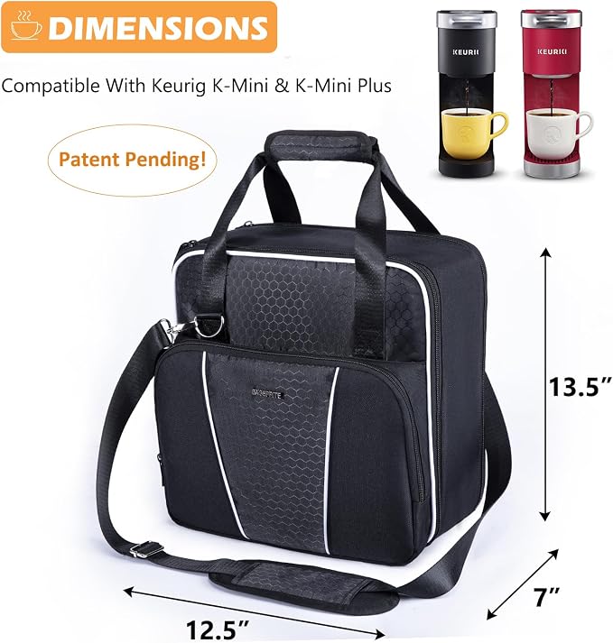 BAGSPRITE Coffee Maker Travel Bag Compatible - Image 2