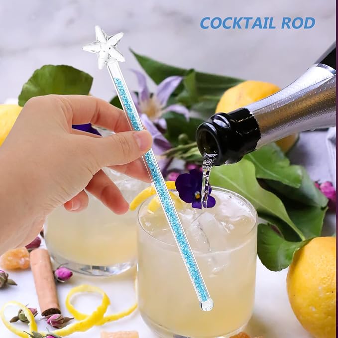 Coffee Stir Sticks Swizzle Sticks Star Stirring Rod Glass Cocktail Stirrer - Image 8