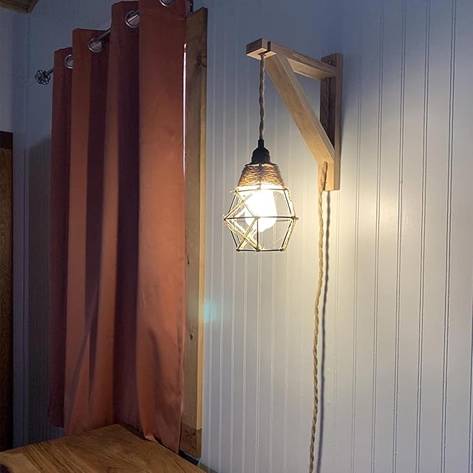 Frideko Wall Lamp with Plug in Cord - Image 7