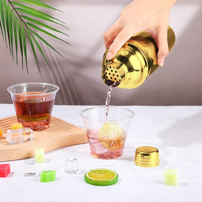 Nitial 6 Pcs Bar Cocktail Shaker Professional Stainless Steel Martini Drink - Image 5