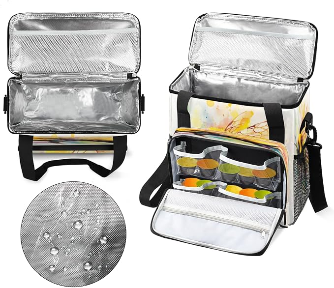 Bee Print Coffee Machine Bag Compatible - Image 3