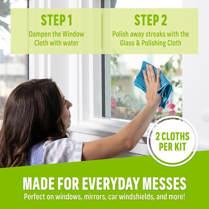 E-Cloth Microfiber Window Cleaning Cloth Kit - Image 2