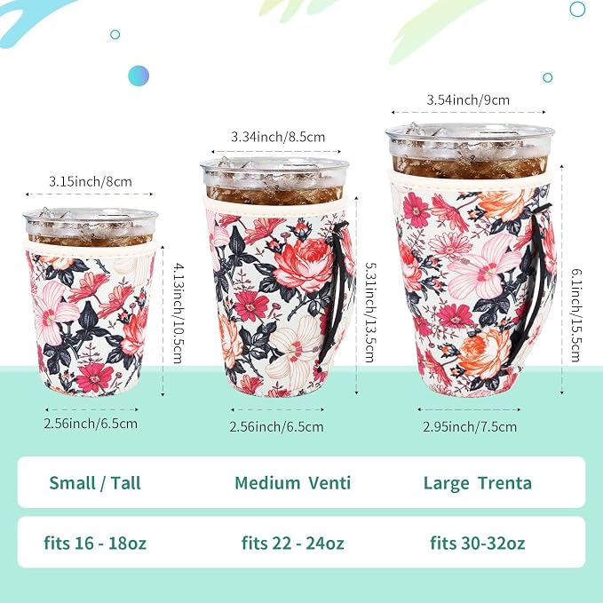 Iced Coffee Sleeve Insulator Sleeves - Image 2