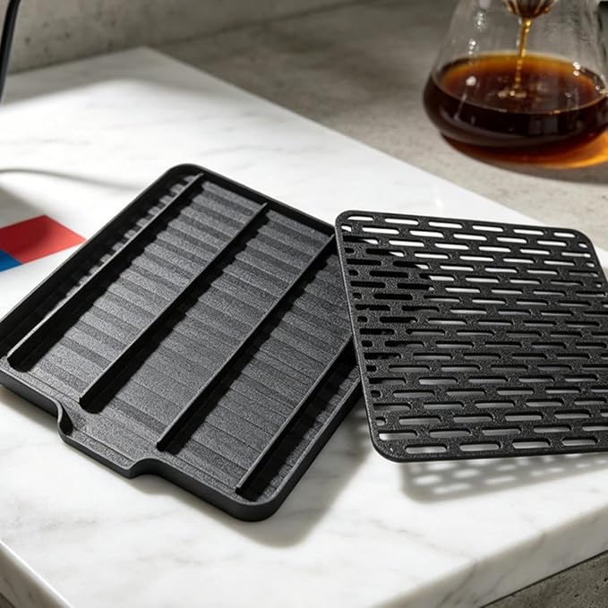 Coffee Scale Drip Tray, Double Layer Catcher, 12.5x11.5x1.3cm, Espresso Machine - Image 2